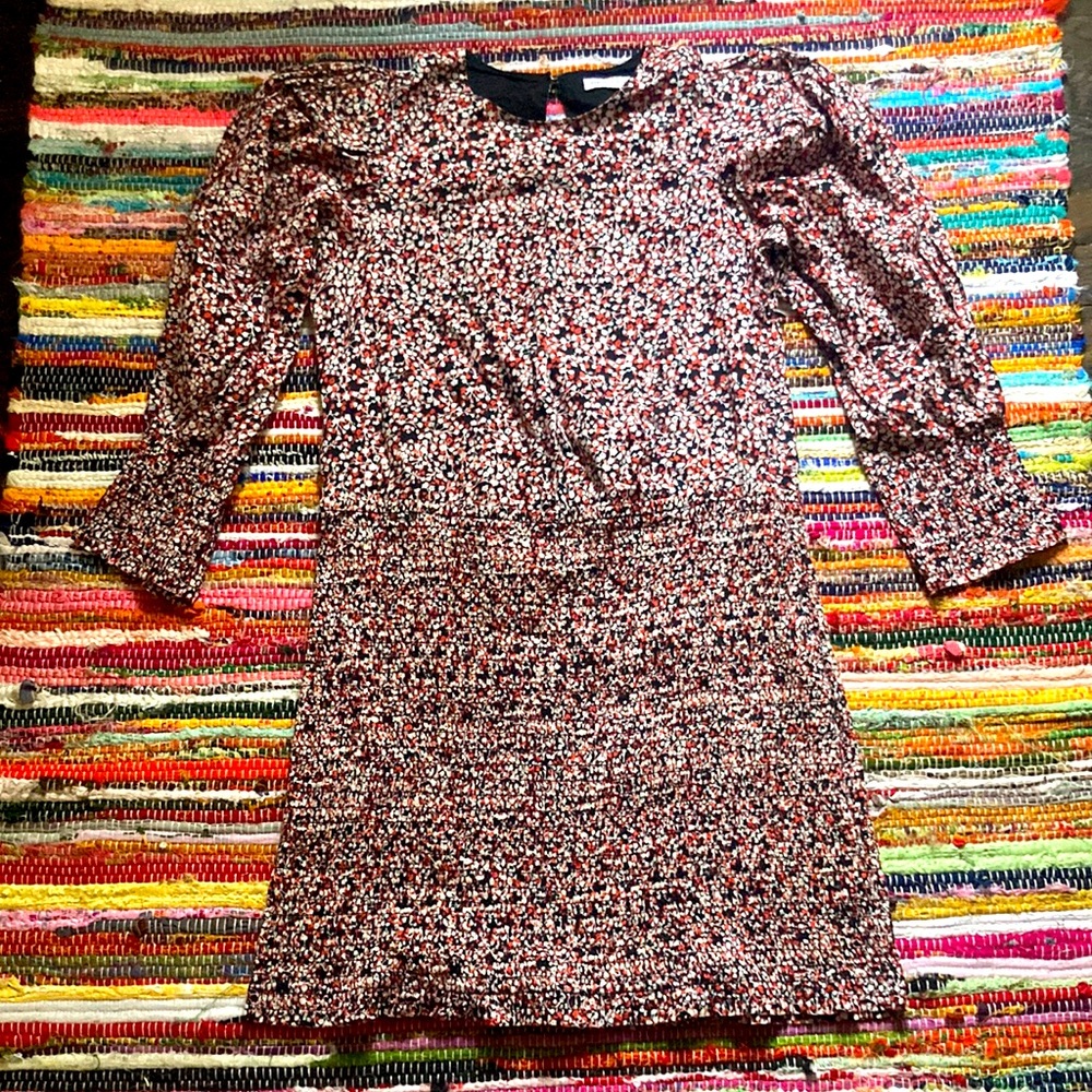Rebecca Minkoff black/red floral dress